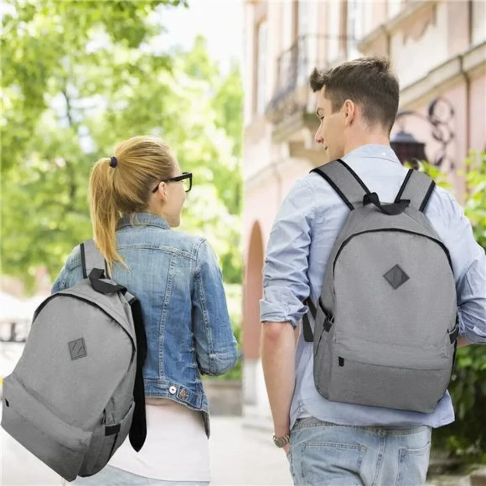 Laptop College Backpack for Women Men - Bookbag with Computer Compartment -